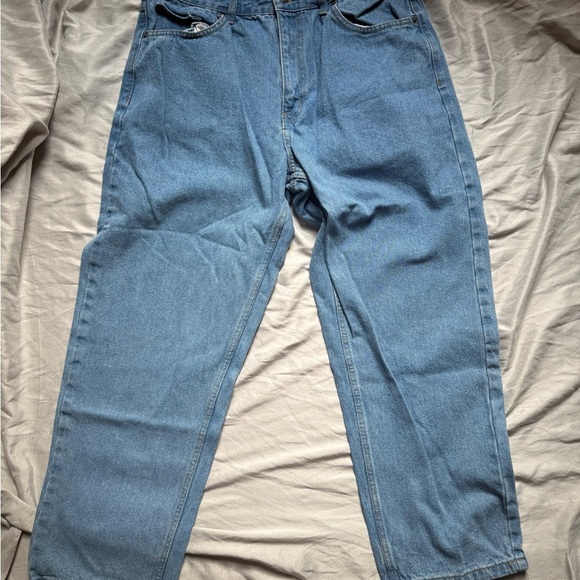 Vintage Cross & Windsor Denim Jeans Light Wash Relaxed Fit 36x29 100% Cotton - Picture 1 of 6